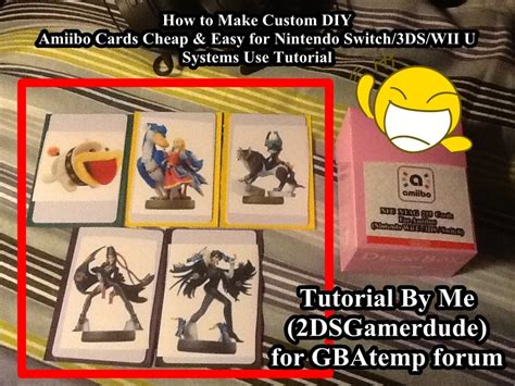 reddit make your own nfc cards ds|How to make Custom DIY amiibo cards for Nintendo Switch/WII .